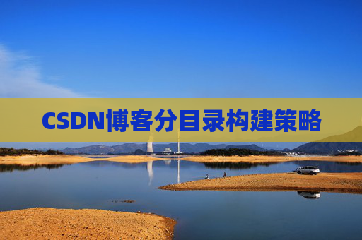 CSDN博客分目录构建策略